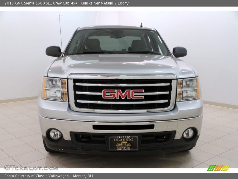 Quicksilver Metallic / Ebony 2013 GMC Sierra 1500 SLE Crew Cab 4x4