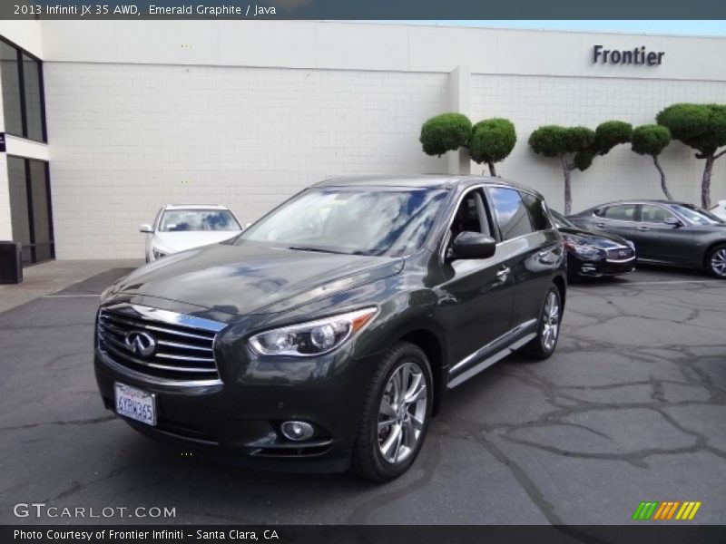 Emerald Graphite / Java 2013 Infiniti JX 35 AWD