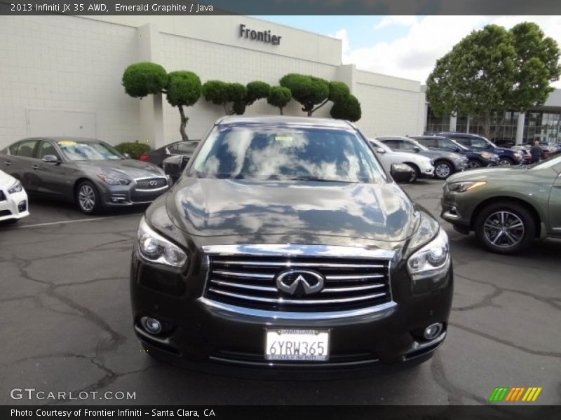 Emerald Graphite / Java 2013 Infiniti JX 35 AWD
