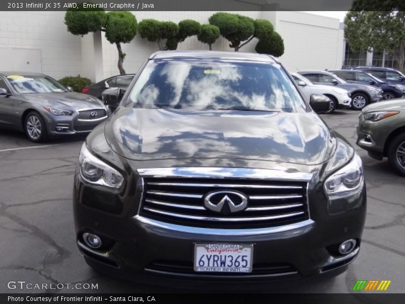 Emerald Graphite / Java 2013 Infiniti JX 35 AWD