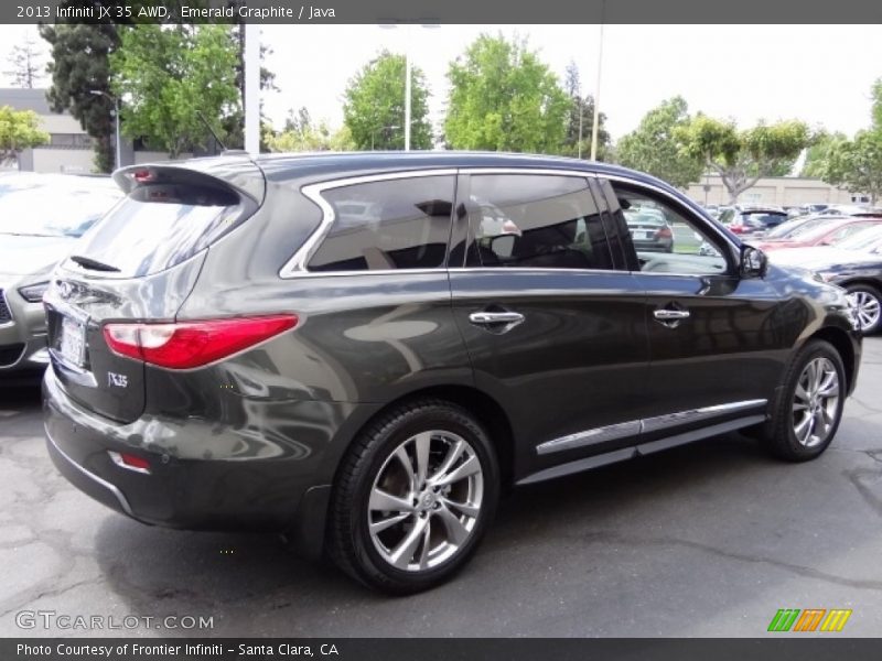 Emerald Graphite / Java 2013 Infiniti JX 35 AWD