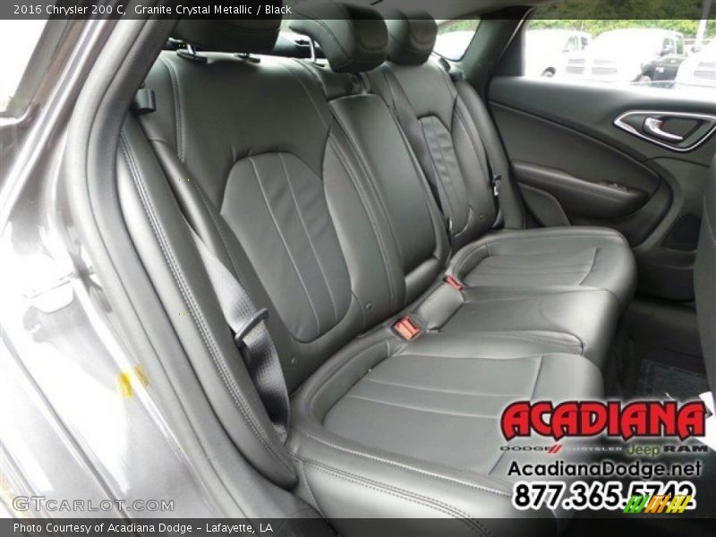 Granite Crystal Metallic / Black 2016 Chrysler 200 C