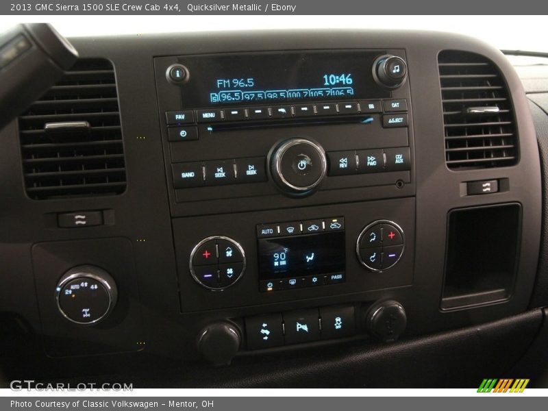 Quicksilver Metallic / Ebony 2013 GMC Sierra 1500 SLE Crew Cab 4x4