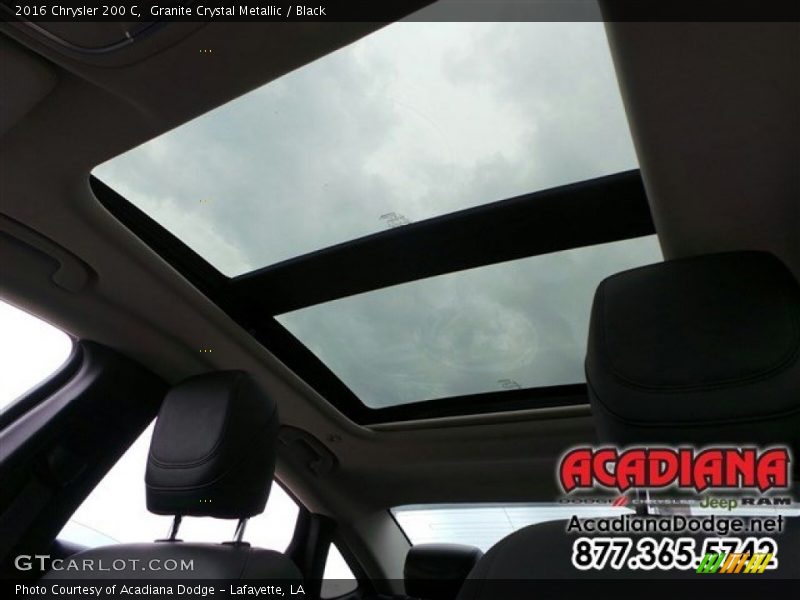 Granite Crystal Metallic / Black 2016 Chrysler 200 C