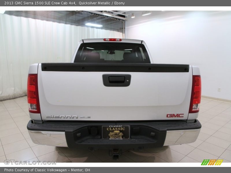 Quicksilver Metallic / Ebony 2013 GMC Sierra 1500 SLE Crew Cab 4x4