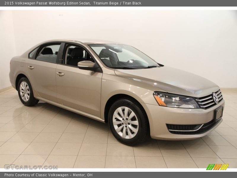 Titanium Beige / Titan Black 2015 Volkswagen Passat Wolfsburg Edition Sedan