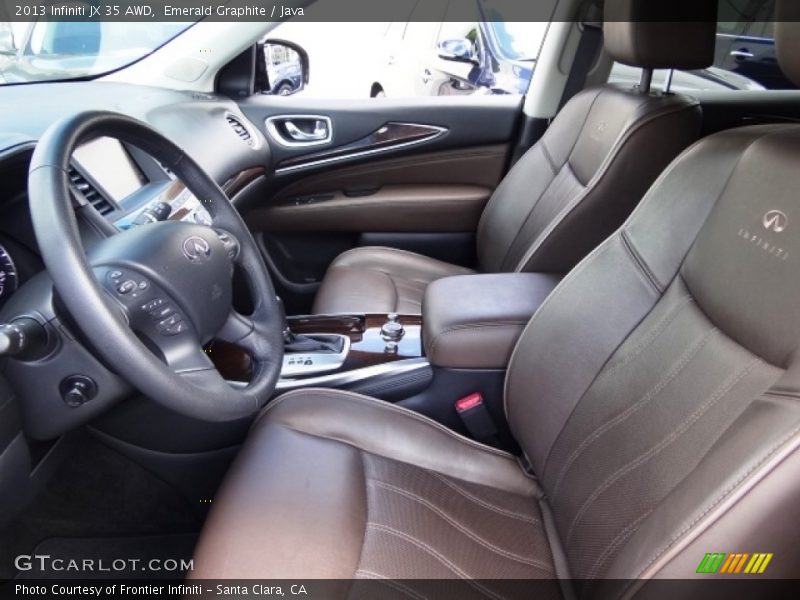 Emerald Graphite / Java 2013 Infiniti JX 35 AWD
