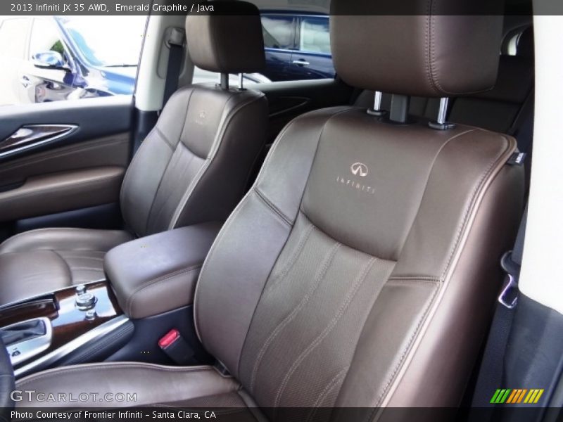 Emerald Graphite / Java 2013 Infiniti JX 35 AWD