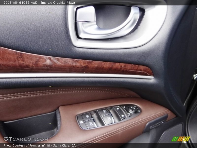 Emerald Graphite / Java 2013 Infiniti JX 35 AWD