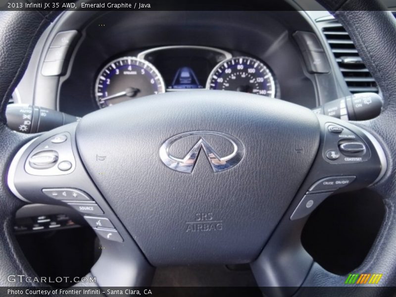 Emerald Graphite / Java 2013 Infiniti JX 35 AWD