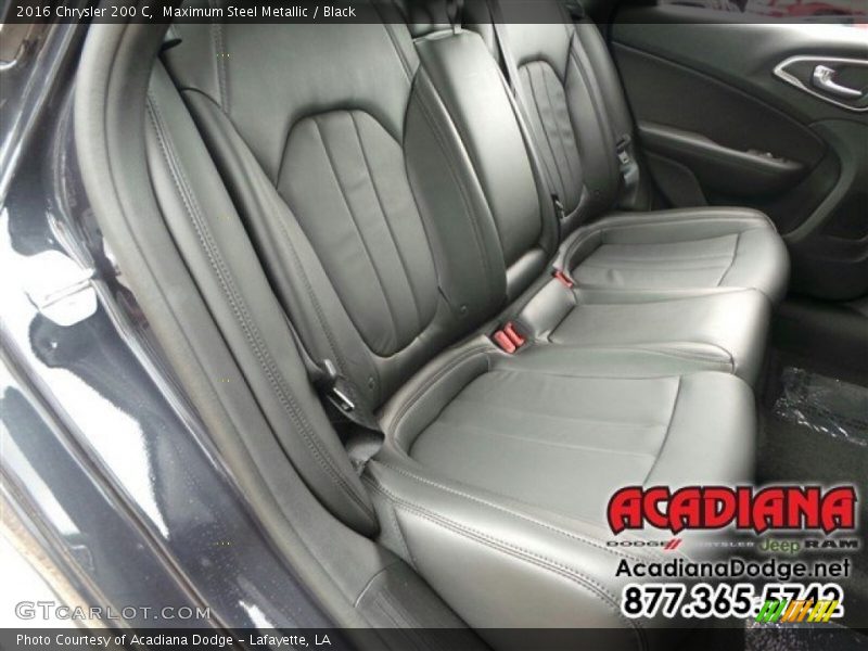 Maximum Steel Metallic / Black 2016 Chrysler 200 C