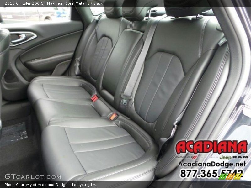 Maximum Steel Metallic / Black 2016 Chrysler 200 C