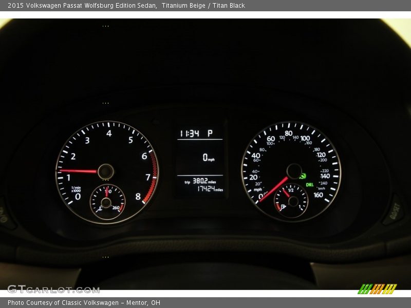 Titanium Beige / Titan Black 2015 Volkswagen Passat Wolfsburg Edition Sedan