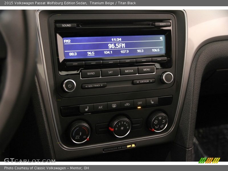 Titanium Beige / Titan Black 2015 Volkswagen Passat Wolfsburg Edition Sedan