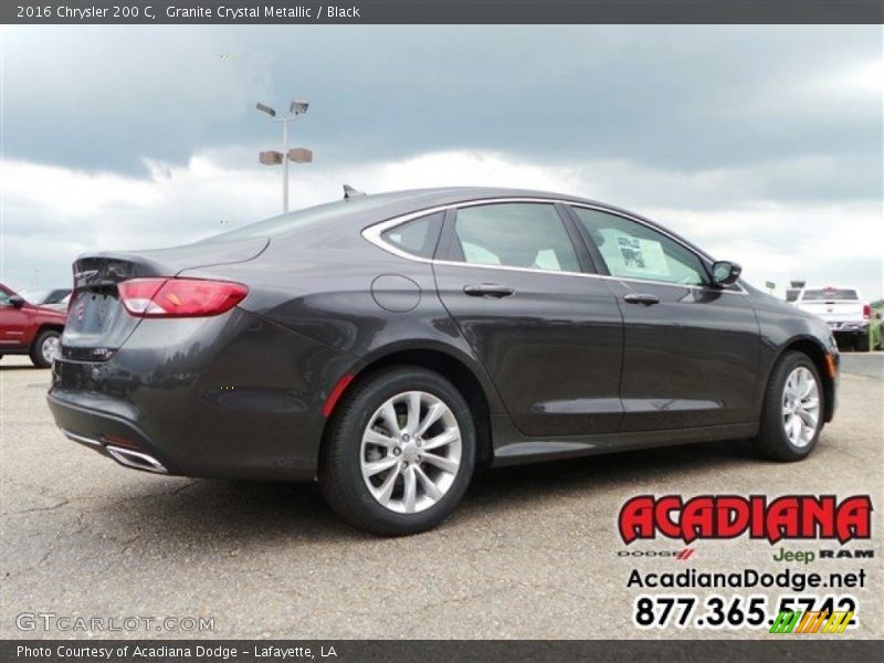 Granite Crystal Metallic / Black 2016 Chrysler 200 C