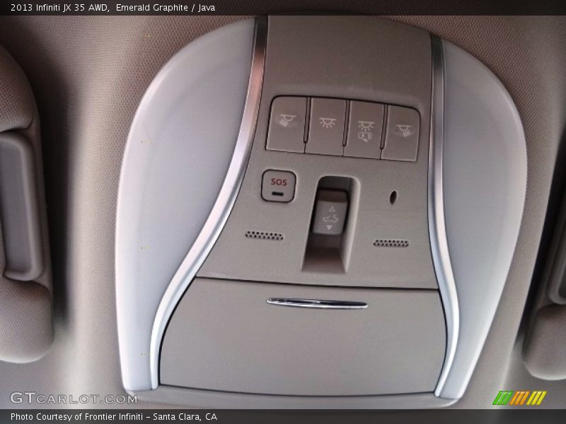 Emerald Graphite / Java 2013 Infiniti JX 35 AWD