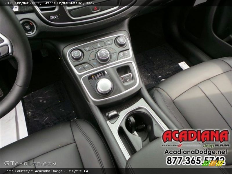 Granite Crystal Metallic / Black 2016 Chrysler 200 C