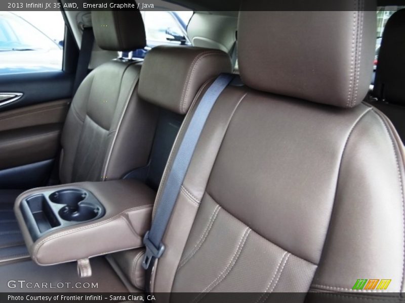 Emerald Graphite / Java 2013 Infiniti JX 35 AWD
