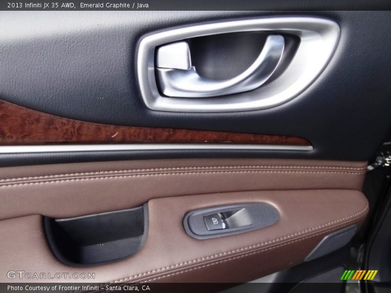Emerald Graphite / Java 2013 Infiniti JX 35 AWD
