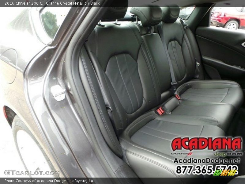 Granite Crystal Metallic / Black 2016 Chrysler 200 C