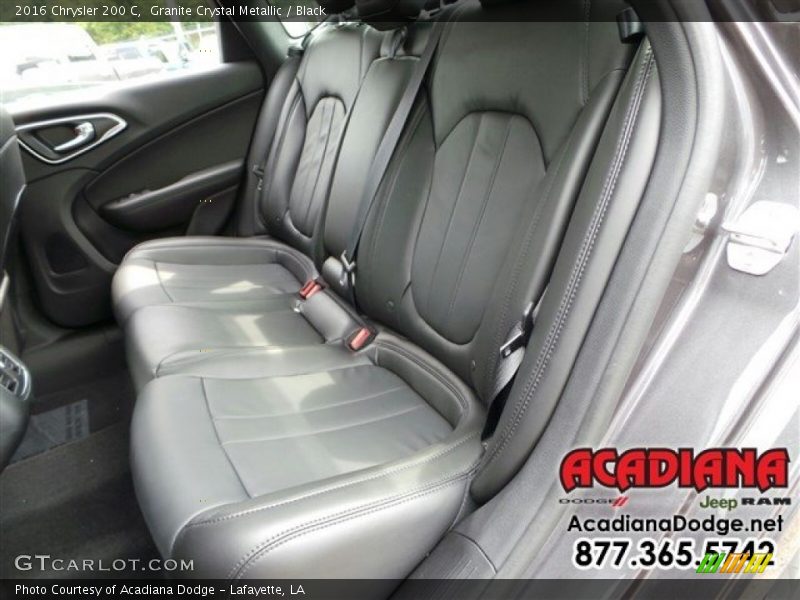 Granite Crystal Metallic / Black 2016 Chrysler 200 C