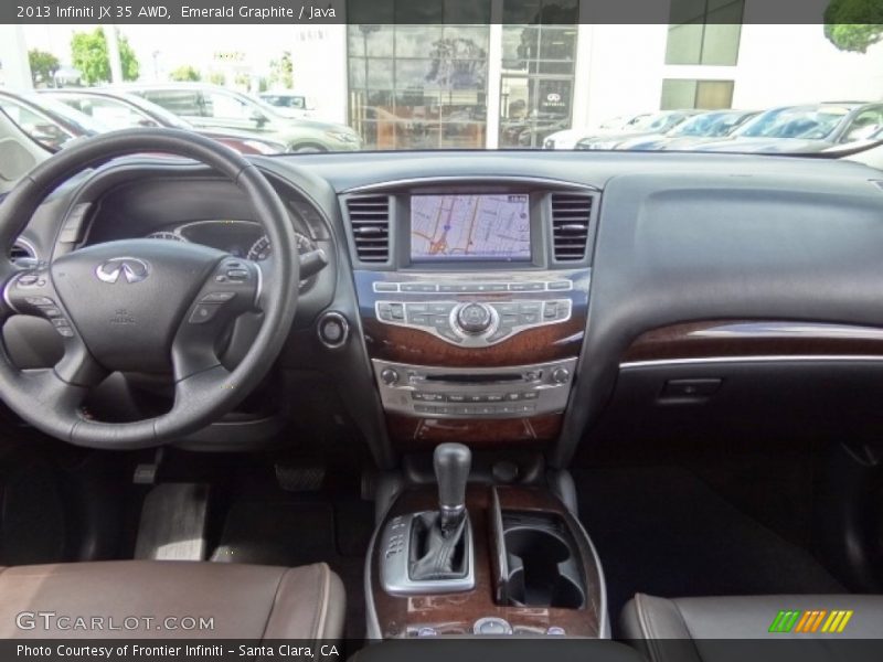 Emerald Graphite / Java 2013 Infiniti JX 35 AWD