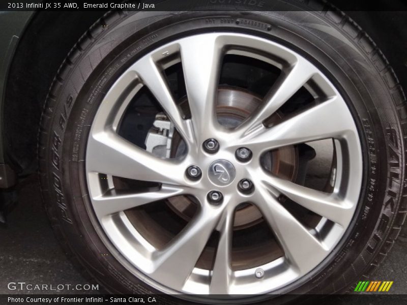 Emerald Graphite / Java 2013 Infiniti JX 35 AWD