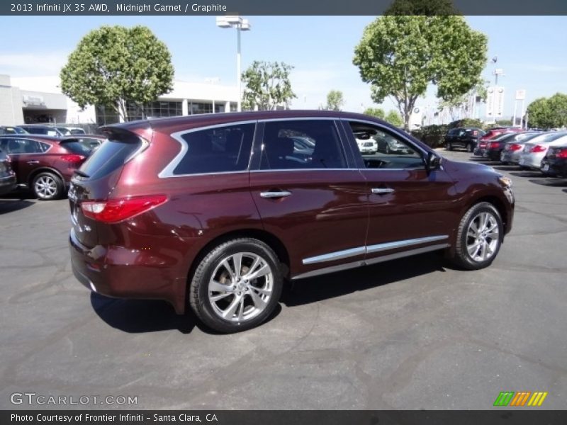 Midnight Garnet / Graphite 2013 Infiniti JX 35 AWD
