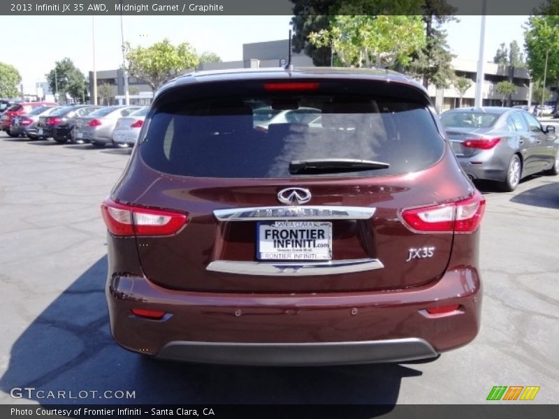 Midnight Garnet / Graphite 2013 Infiniti JX 35 AWD