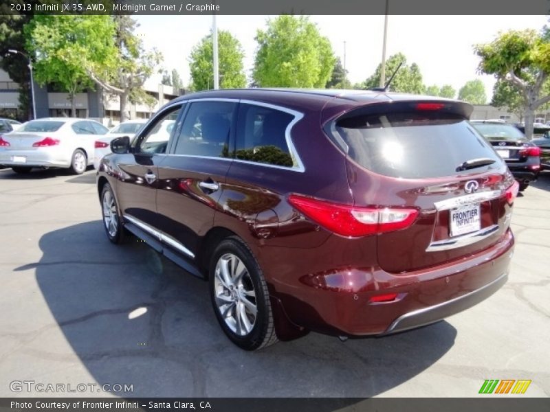 Midnight Garnet / Graphite 2013 Infiniti JX 35 AWD