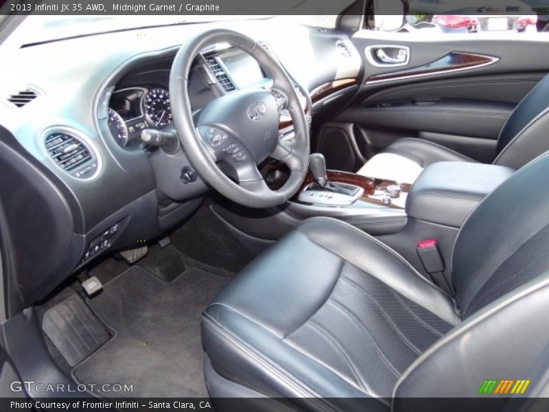 Midnight Garnet / Graphite 2013 Infiniti JX 35 AWD
