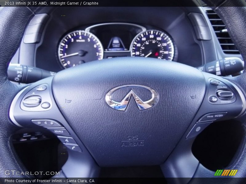 Midnight Garnet / Graphite 2013 Infiniti JX 35 AWD
