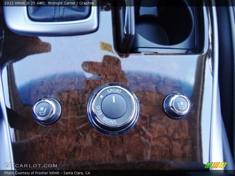 Midnight Garnet / Graphite 2013 Infiniti JX 35 AWD