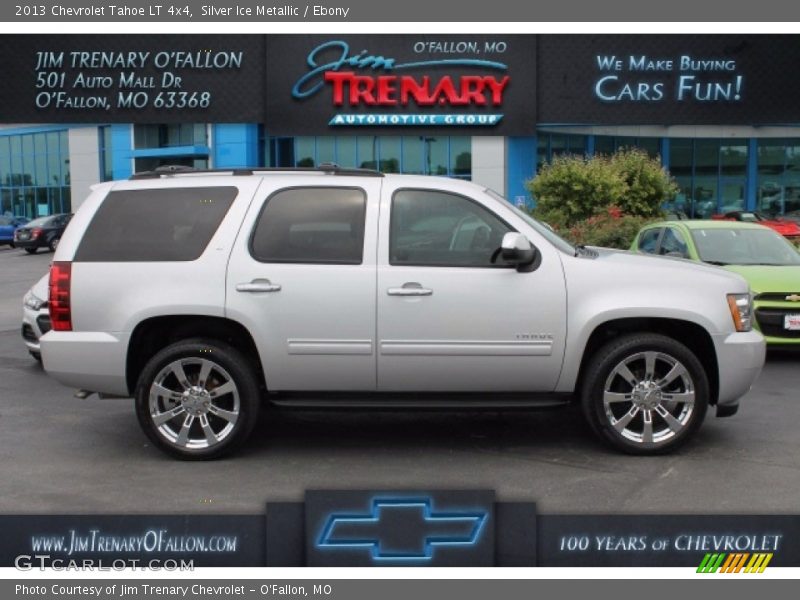 Silver Ice Metallic / Ebony 2013 Chevrolet Tahoe LT 4x4