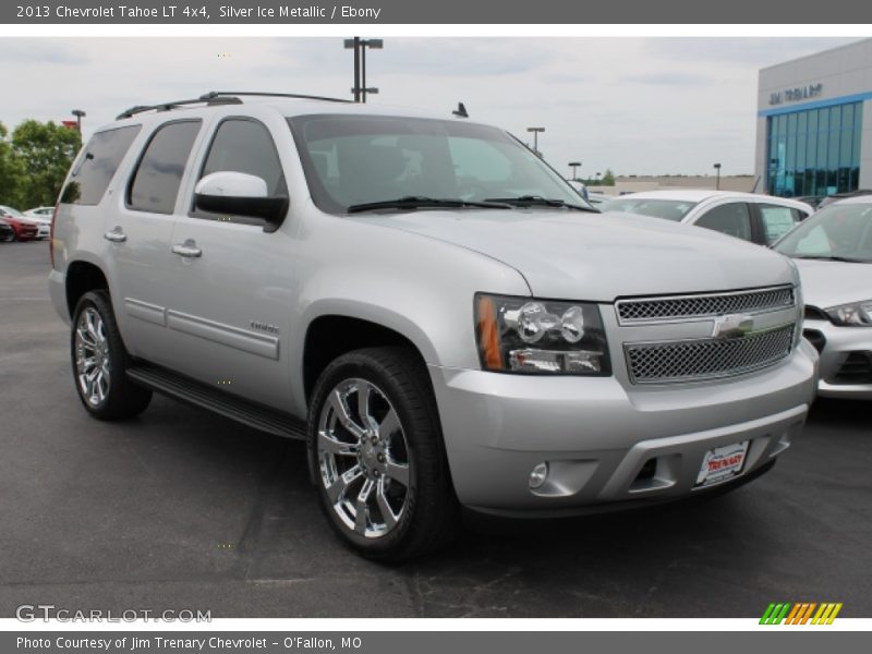 Silver Ice Metallic / Ebony 2013 Chevrolet Tahoe LT 4x4
