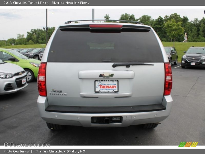 Silver Ice Metallic / Ebony 2013 Chevrolet Tahoe LT 4x4