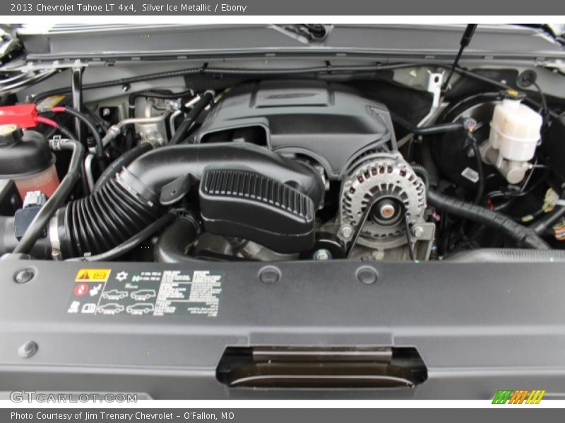 Silver Ice Metallic / Ebony 2013 Chevrolet Tahoe LT 4x4