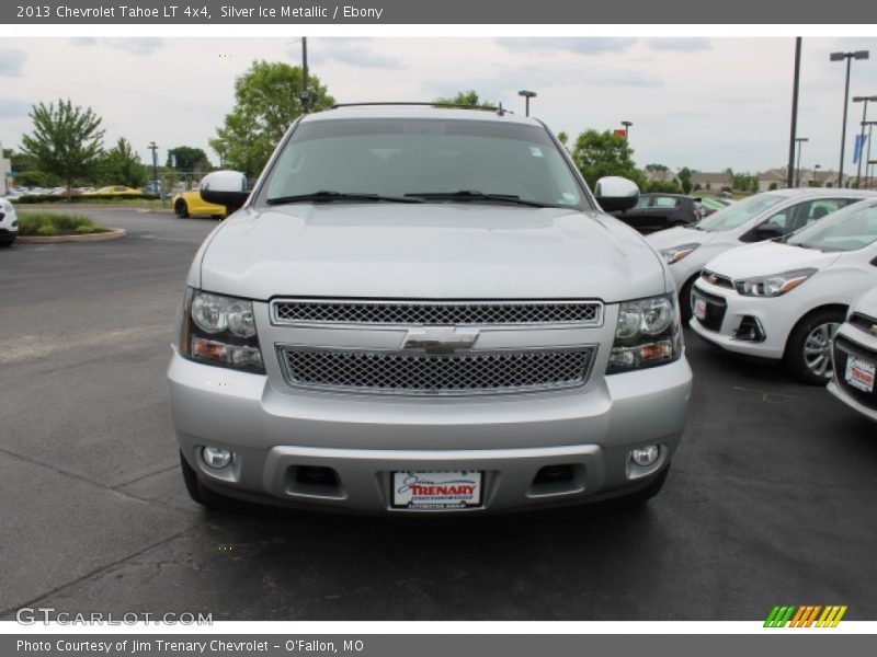 Silver Ice Metallic / Ebony 2013 Chevrolet Tahoe LT 4x4
