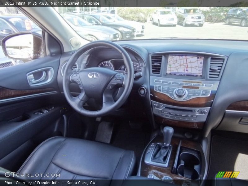 Midnight Garnet / Graphite 2013 Infiniti JX 35 AWD
