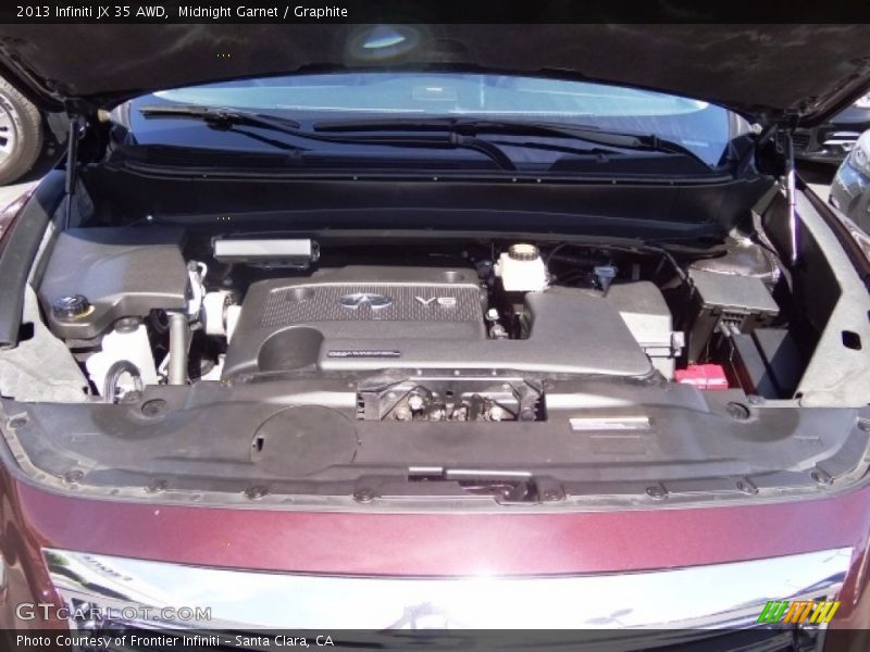 Midnight Garnet / Graphite 2013 Infiniti JX 35 AWD