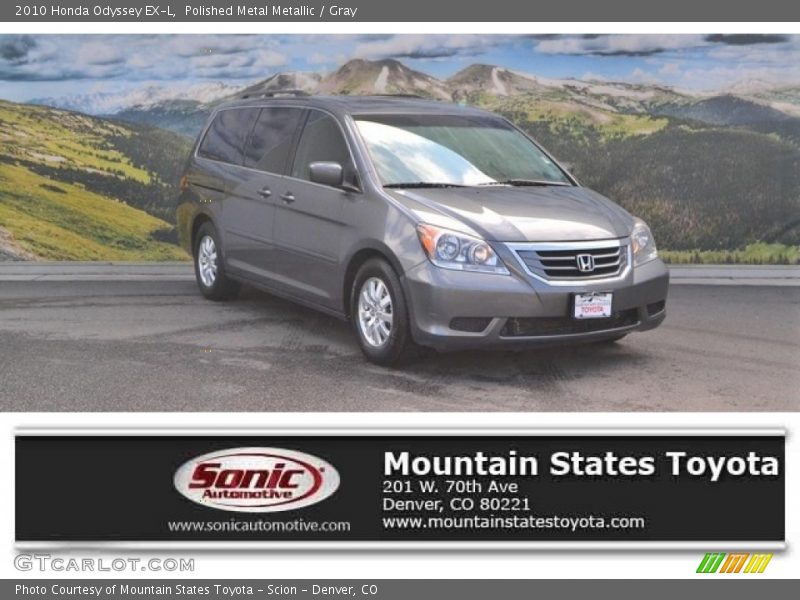 Polished Metal Metallic / Gray 2010 Honda Odyssey EX-L