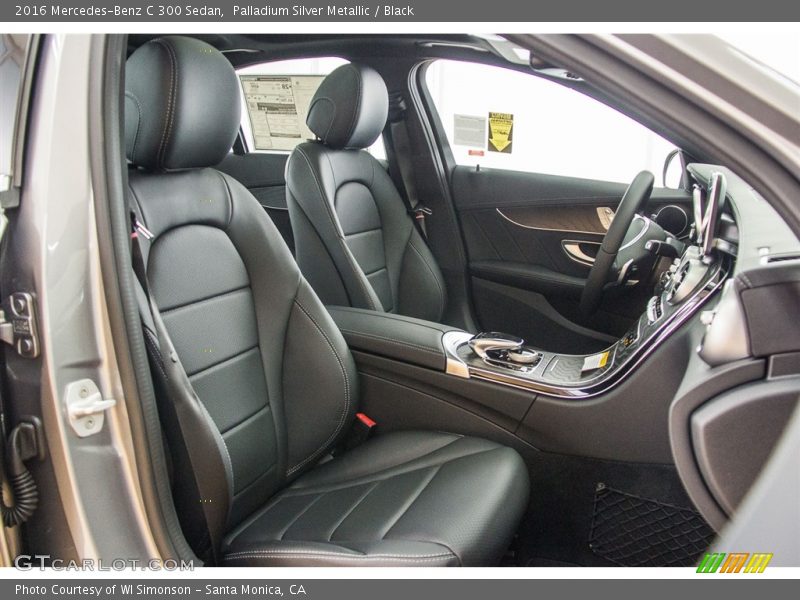 Palladium Silver Metallic / Black 2016 Mercedes-Benz C 300 Sedan