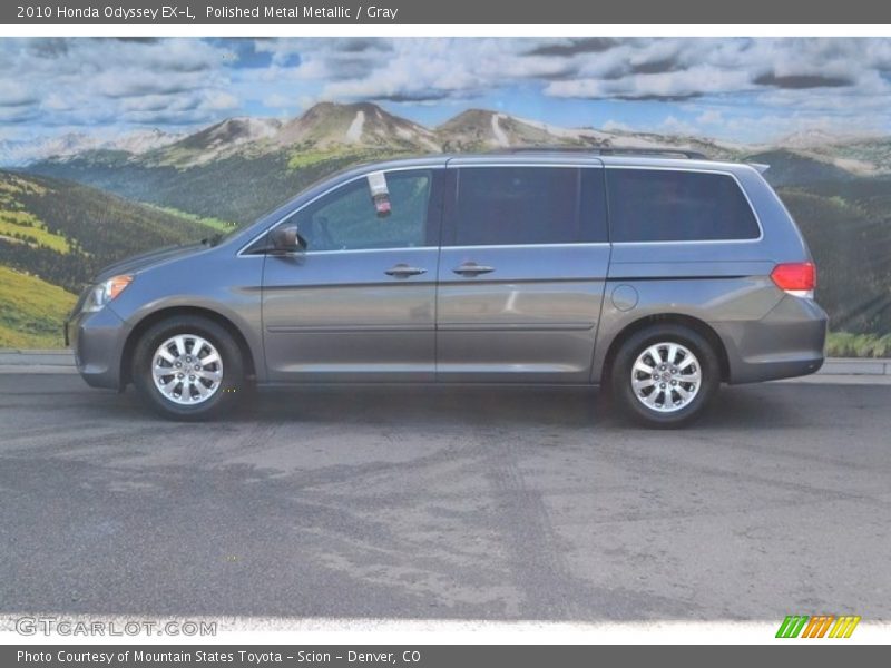 Polished Metal Metallic / Gray 2010 Honda Odyssey EX-L