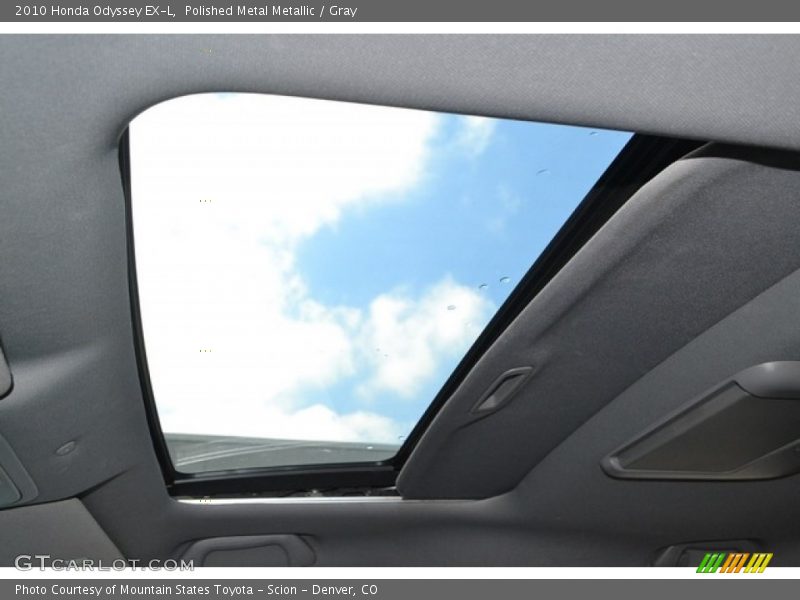 Polished Metal Metallic / Gray 2010 Honda Odyssey EX-L