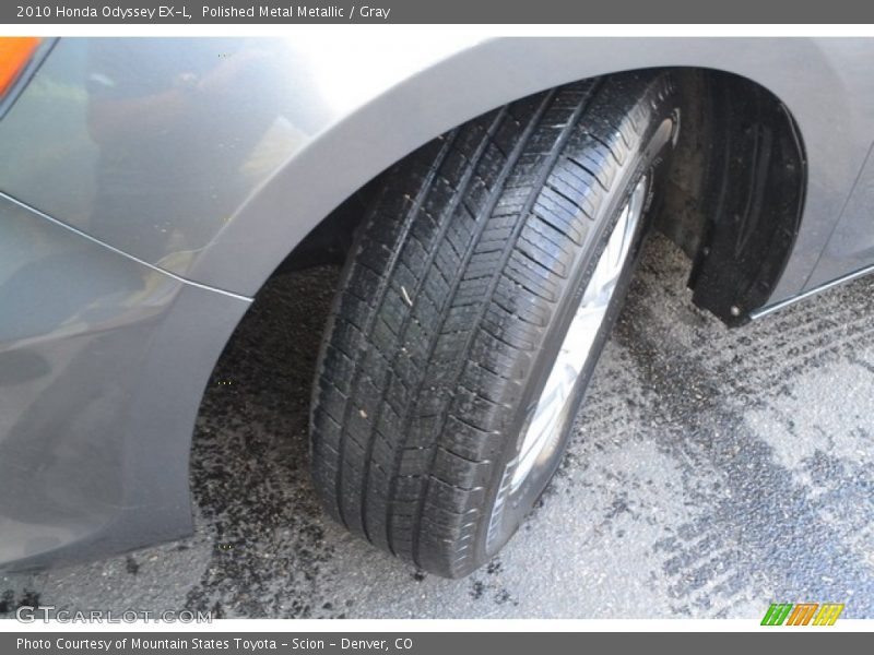 Polished Metal Metallic / Gray 2010 Honda Odyssey EX-L
