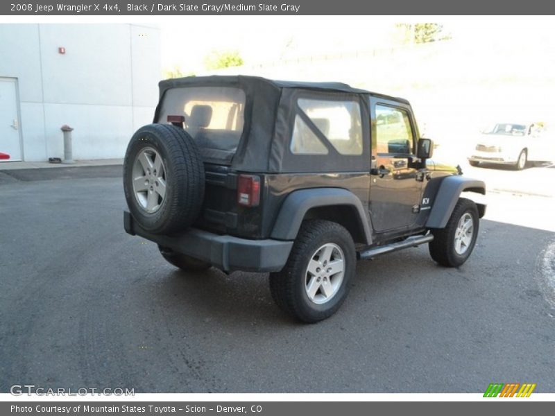 Black / Dark Slate Gray/Medium Slate Gray 2008 Jeep Wrangler X 4x4
