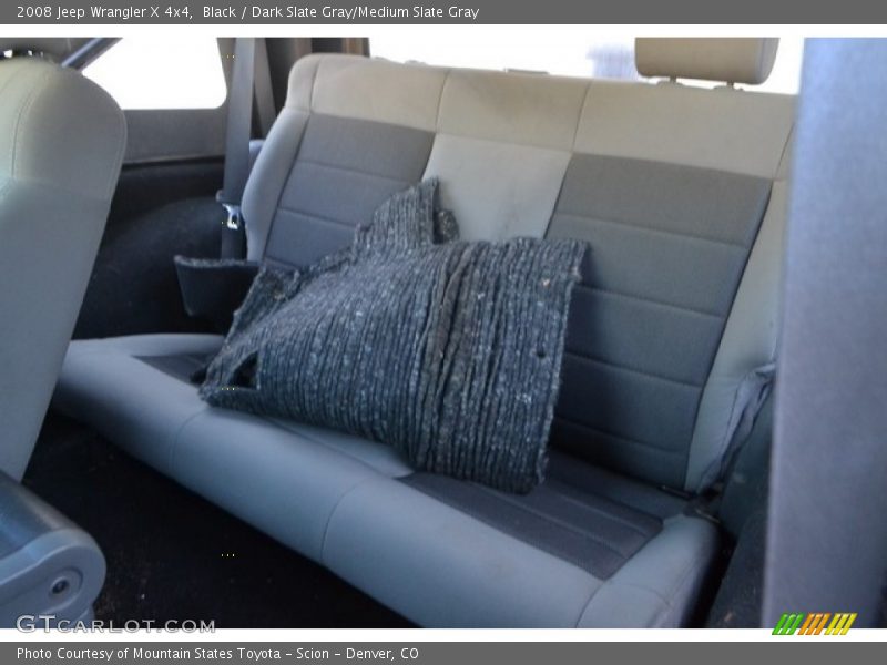 Black / Dark Slate Gray/Medium Slate Gray 2008 Jeep Wrangler X 4x4