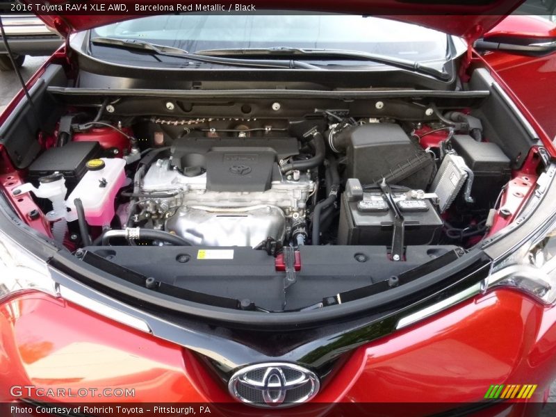 Barcelona Red Metallic / Black 2016 Toyota RAV4 XLE AWD