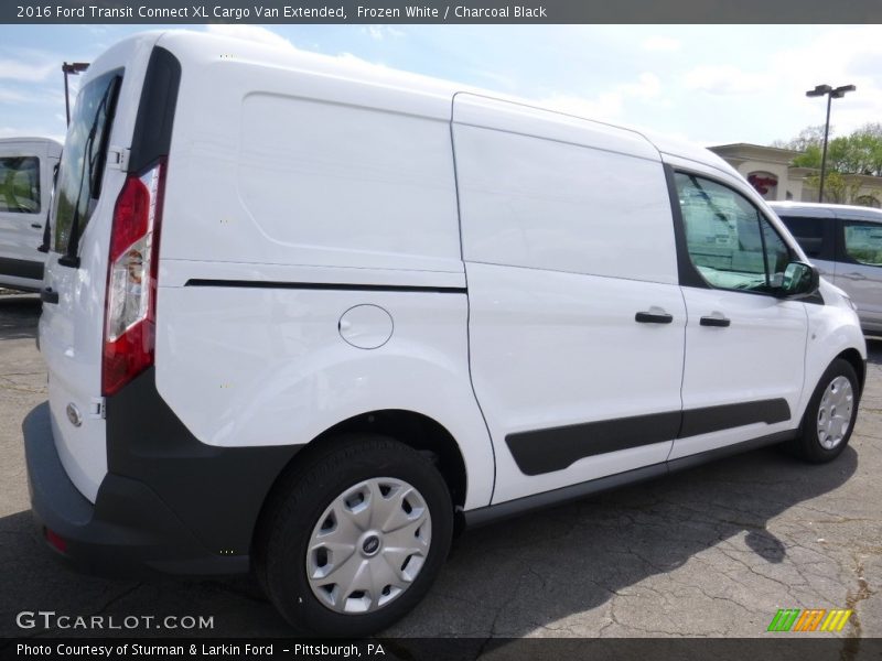 Frozen White / Charcoal Black 2016 Ford Transit Connect XL Cargo Van Extended