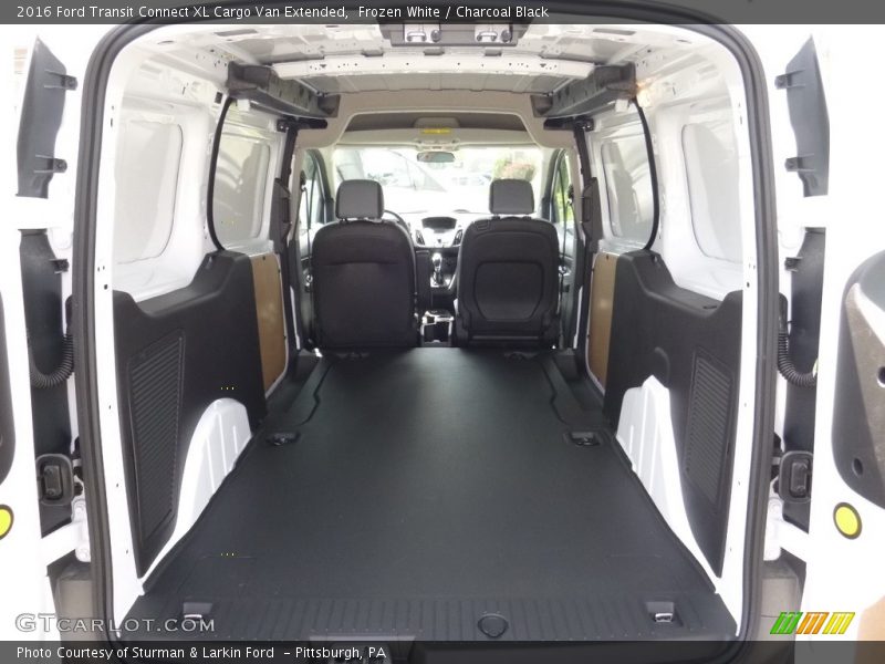 Frozen White / Charcoal Black 2016 Ford Transit Connect XL Cargo Van Extended